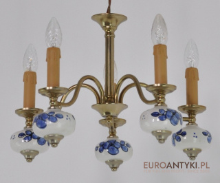 STARA LAMPA ZYRANDOL CERAMICZNY BAWARSKI NIEMCY x