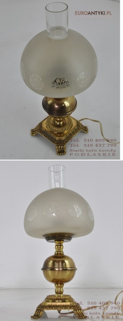 STARA LAMPKA LAMPA EMPIRE EMPIR ANGIELSKA ANTYK