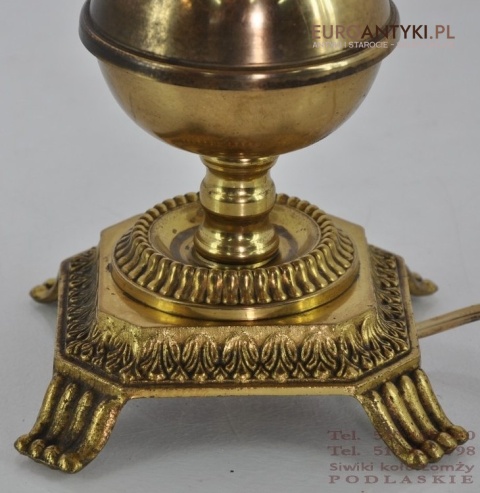 STARA LAMPKA LAMPA EMPIRE EMPIR ANGIELSKA ANTYK
