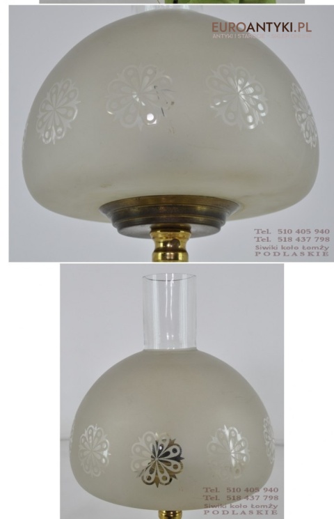 STARA LAMPKA LAMPA EMPIRE EMPIR ANGIELSKA ANTYK