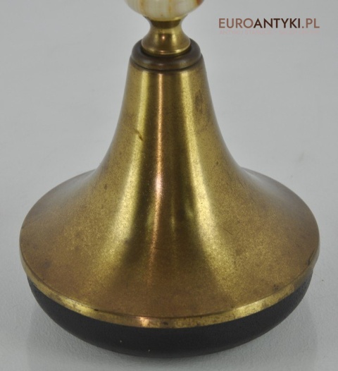 STARA PODLOGOWA POPIELNICA ART DECO ONYKS ONYKS