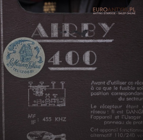 STARE RADIO TEST AIRBY 400 DO RENOWACJI KOLEKCJA x