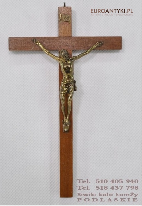 STARY KRZYZ JEZUS CHRYSTUS INRI KRZYZYK DREWNO