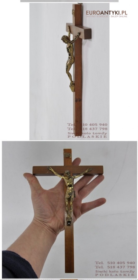 STARY KRZYZ JEZUS CHRYSTUS INRI KRZYZYK DREWNO