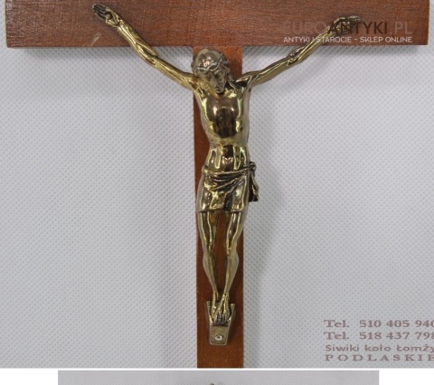 STARY KRZYZ JEZUS CHRYSTUS INRI KRZYZYK DREWNO
