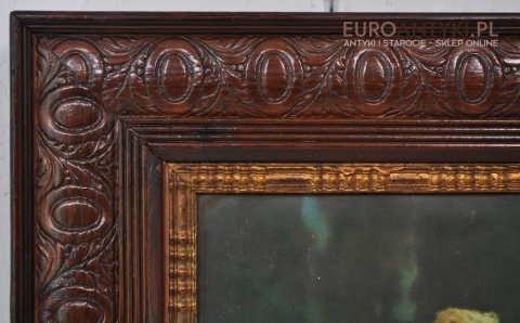STARY OBRAZ STARE RZEZBIONE RAMY DO OBRAZU ANTYK x