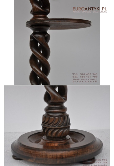 STARY STOLICZEK NA POPIELNICE KWIETNIK XL STOJAK