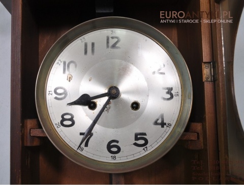 STARY WISZACY ZEGAR SKRZYNIOWY Z LAT 1900 ANTYK