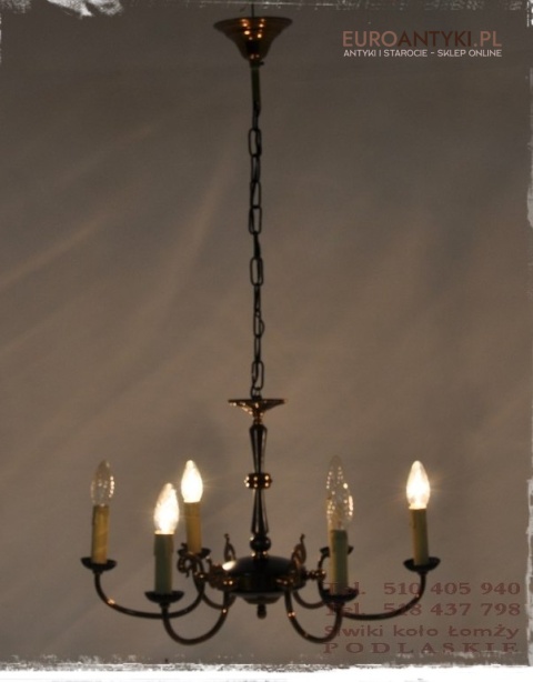 STARY ZYRANDOL EMPIRE EMPIR STYL ANGIELSKI LAMPA