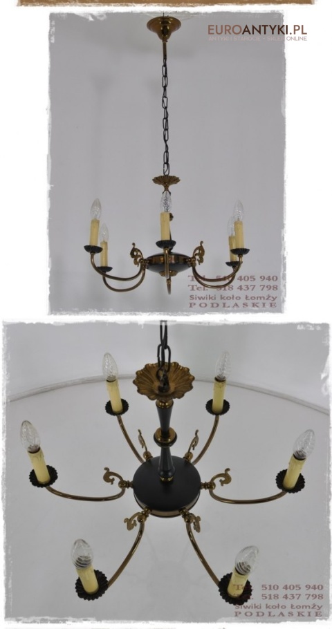 STARY ZYRANDOL EMPIRE EMPIR STYL ANGIELSKI LAMPA