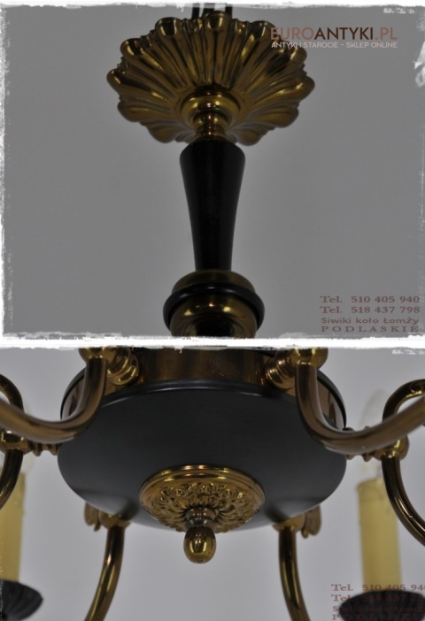 STARY ZYRANDOL EMPIRE EMPIR STYL ANGIELSKI LAMPA