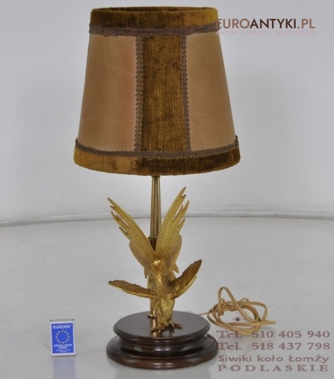 VINTAGE LAMPA LAMPKA Z KOGUTEM KOGUCIEKIEM KOGUT