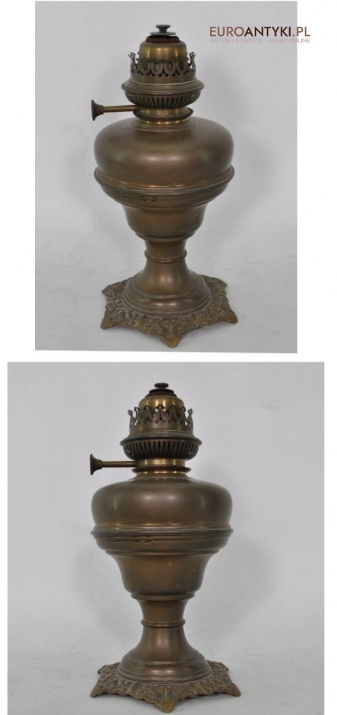 ANTYK MARQUE DEPOSEE LB BREVETE LAMPA NAFTOWA