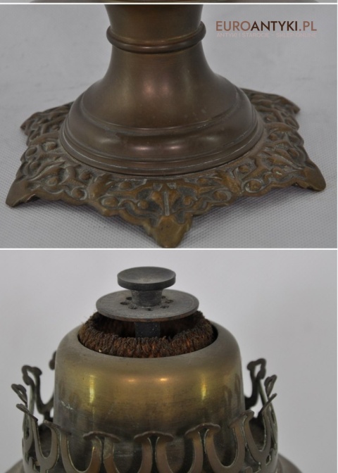 ANTYK MARQUE DEPOSEE LB BREVETE LAMPA NAFTOWA