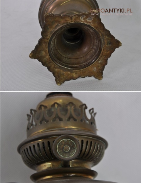 ANTYK MARQUE DEPOSEE LB BREVETE LAMPA NAFTOWA