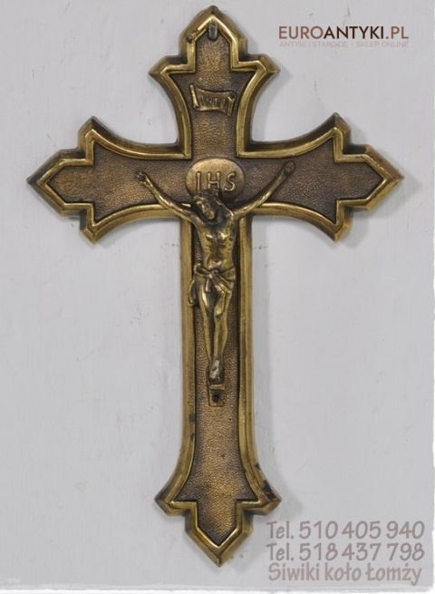 ANTYK STARY KRZYZ KRZYZK Z JEZUSEM INRI CHRYSTUS