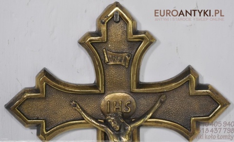 ANTYK STARY KRZYZ KRZYZK Z JEZUSEM INRI CHRYSTUS