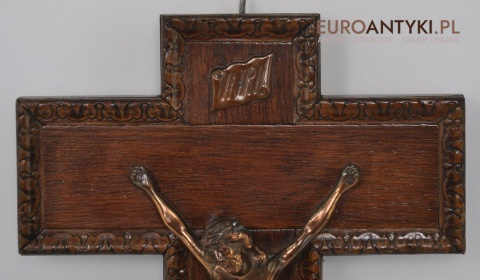 ANTYK STARY KRZYZ KRZYZK Z JEZUSEM INRI CHRYSTUS