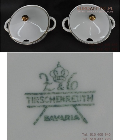 BAVARIA TIRSCHENREUTH PORCELANA WAZA WAZY DO ZUPY