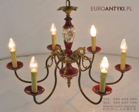 DUZY STARY ZYRANDOL PROWANSALSKI PAJAK XXL LAMPA