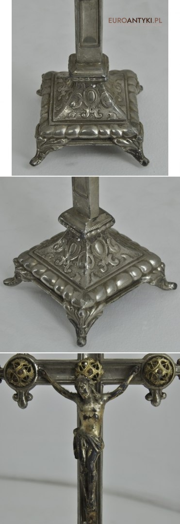 JEZUS CHRYSTUS INRI Ukrzyżowanie Jezusa ANTYK x