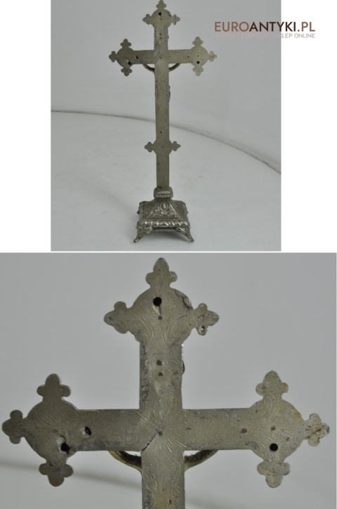 JEZUS CHRYSTUS INRI Ukrzyżowanie Jezusa ANTYK x