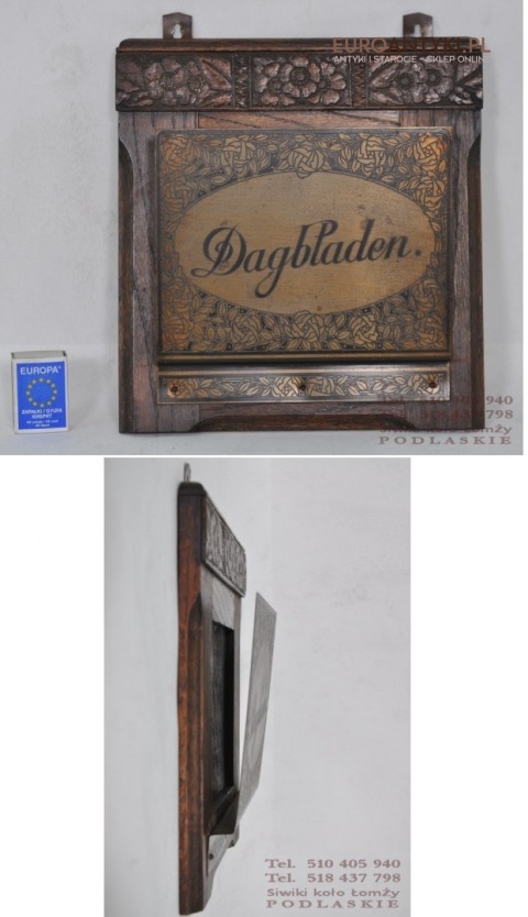 NA LISTY GAZETY LISTOWNIK GAZETNIK SECESYJNY