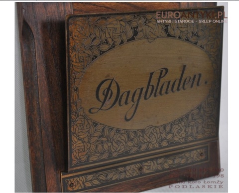 NA LISTY GAZETY LISTOWNIK GAZETNIK SECESYJNY