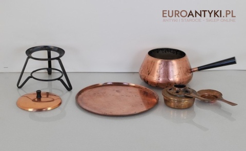 Podgrzewacz MIEDZIANY kociolek CAMPING Szwajcaria