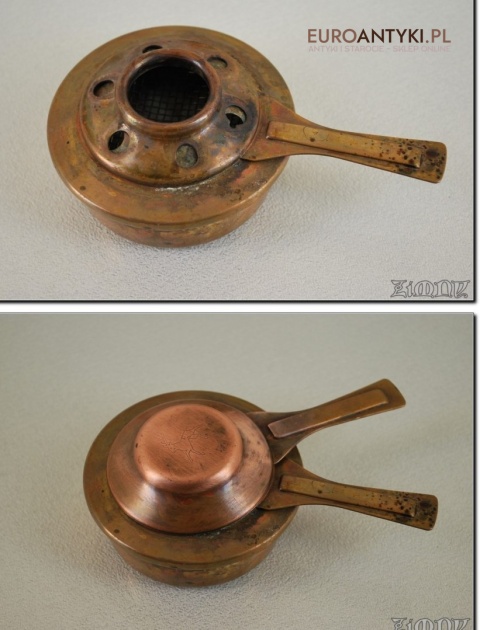 Podgrzewacz MIEDZIANY kociolek CAMPING Szwajcaria