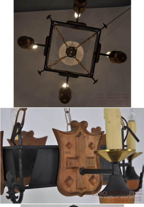 STARA KUTA LAMPKA LAMPA RYCERSKA RUSTYKALNA