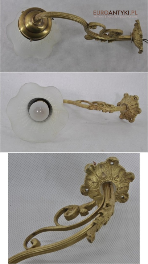 STARA LAMPA LAMPKA KINKIET KINKIECIK SECESJA ANTYK