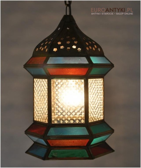 STARA LAMPA LAMPKA WITRAZOWA WITRAZ RECZNA ROBOTA