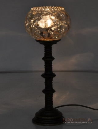 STARA LAMPA LAMPKA Z MASYWNEGO BRAZU VINTAGE LAMPx