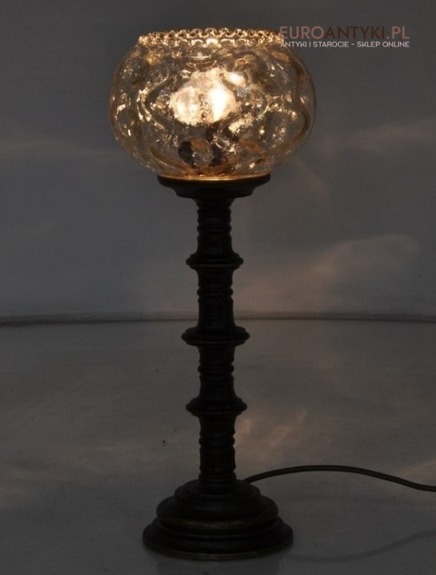 STARA LAMPA LAMPKA Z MASYWNEGO BRAZU VINTAGE LAMPx