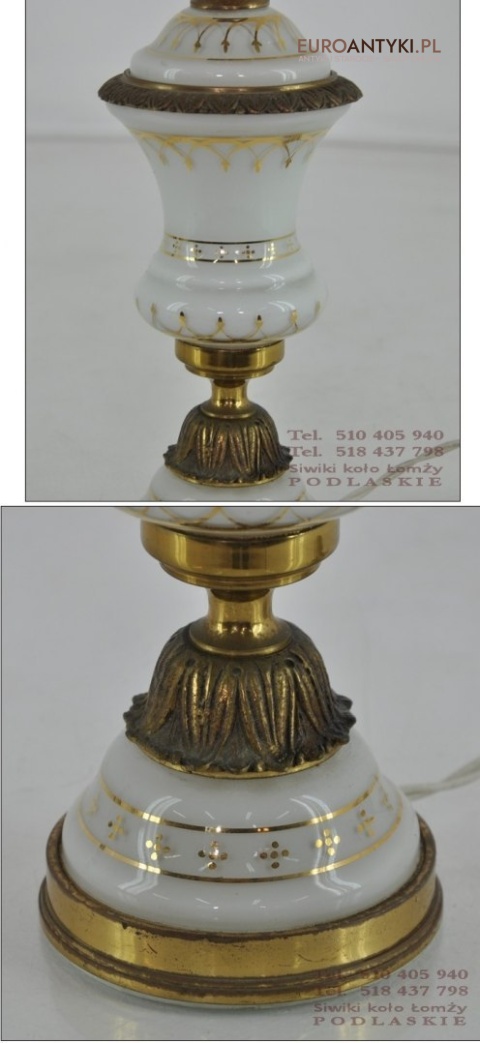 STARA OZDOBNA LAMPKA LAMPA SZKLANA EMPIR EMPIRE