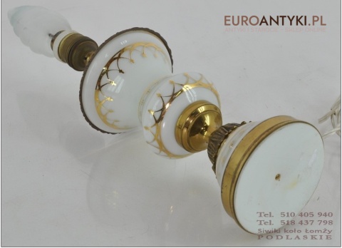 STARA OZDOBNA LAMPKA LAMPA SZKLANA EMPIR EMPIRE