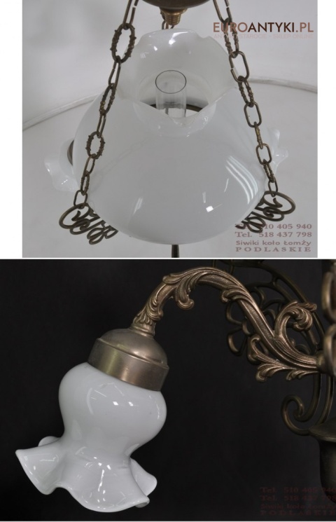 STARA SREBRNA LAMPA SUFITOWA SREBRNY ZYRANDOL XL