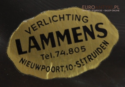 STARA SZKLANA BIALA LAMPKA LAMPA ZE SZKLA x