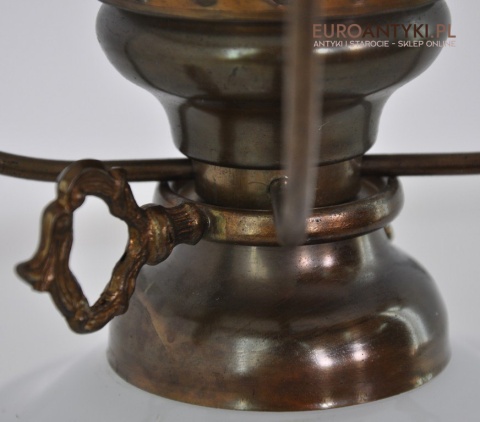 STARA SZKLANA BIALA LAMPKA LAMPA ZE SZKLA x