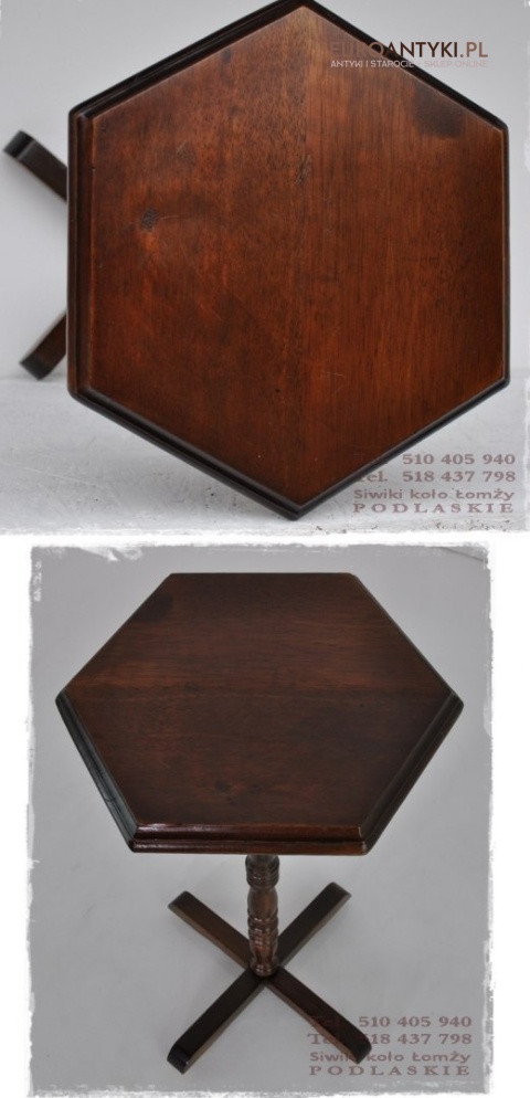 STARY STOJACZEK STOJAK KWIETNIK STOLICZEK DREWNO