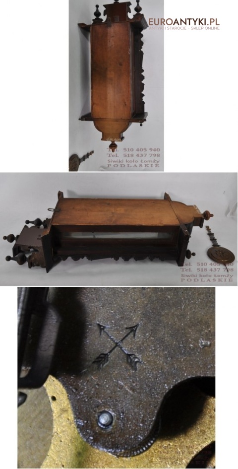 STARY ZEGAR SKRZYNIOWY JUNGHANS Hamburg sygn. x