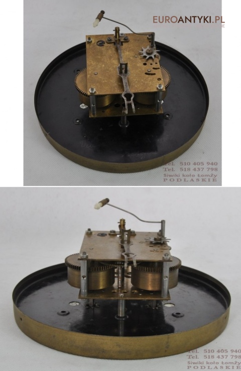 STARY ZEGAR SKRZYNIOWY Z WITRAZEM PRAWDZIWY ANTYK W TWOIM DOMU