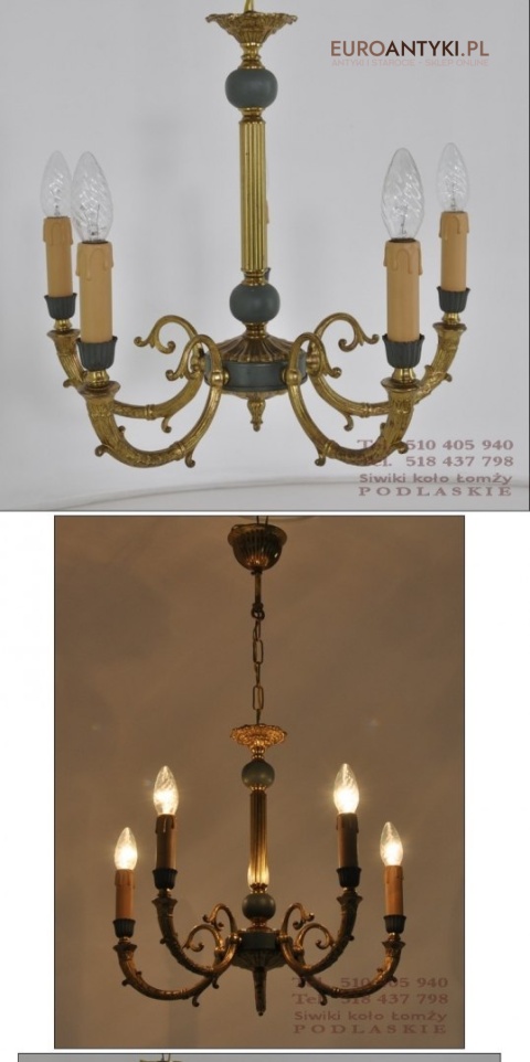 STARY ZYRANDOL W ANGIELSKIM STYLU EMPIRE EMPIR