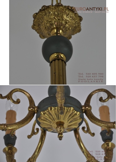 STARY ZYRANDOL W ANGIELSKIM STYLU EMPIRE EMPIR