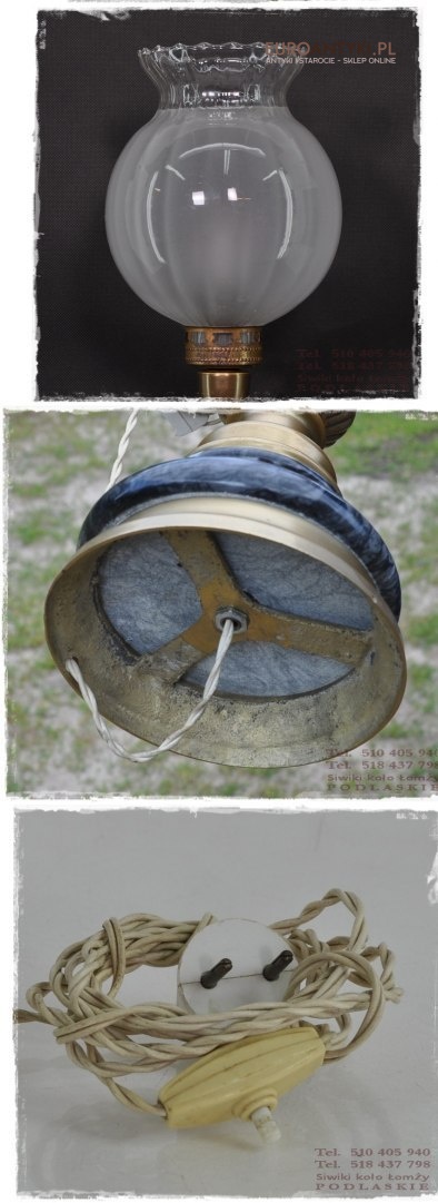 ANTYK DUZA STARA LAMPA GABINETOWA EMPIRE EMPIR XXL