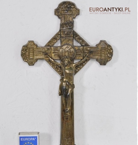 ANTYK DUZY STARY KRZYZYK KRZYZ Z LAT 1900 SECESJA