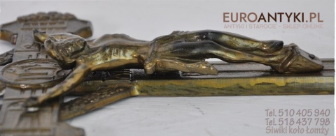 ANTYK DUZY STARY KRZYZYK KRZYZ Z LAT 1900 SECESJA