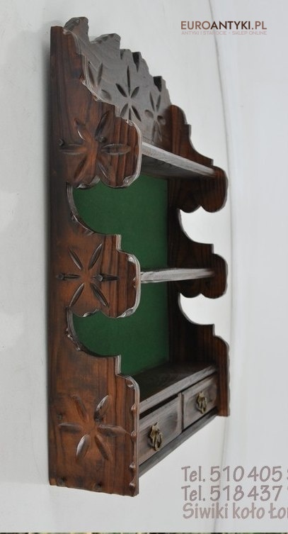 ANTYK STARA SZAFECZKA SZAFKA WISZACA Z SZUFLADAMI