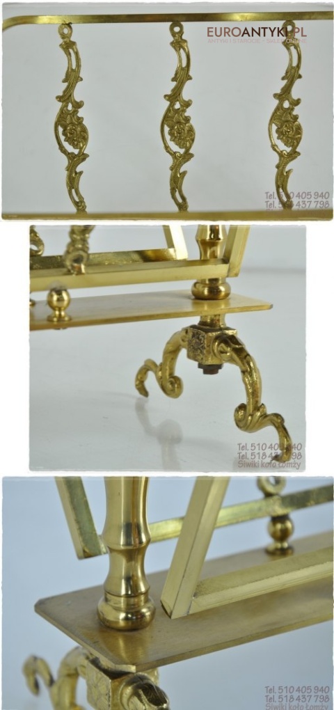 ANTYK STARY GAZETNIK STOJAK NA GAZETY ONYKS ONYX